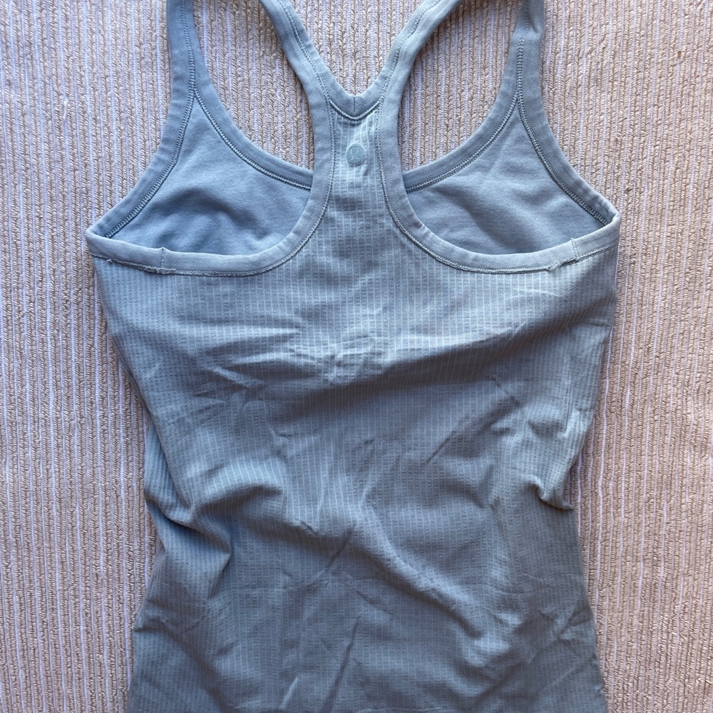 lululemon athletica Ribbed Tank Top - baby Blue